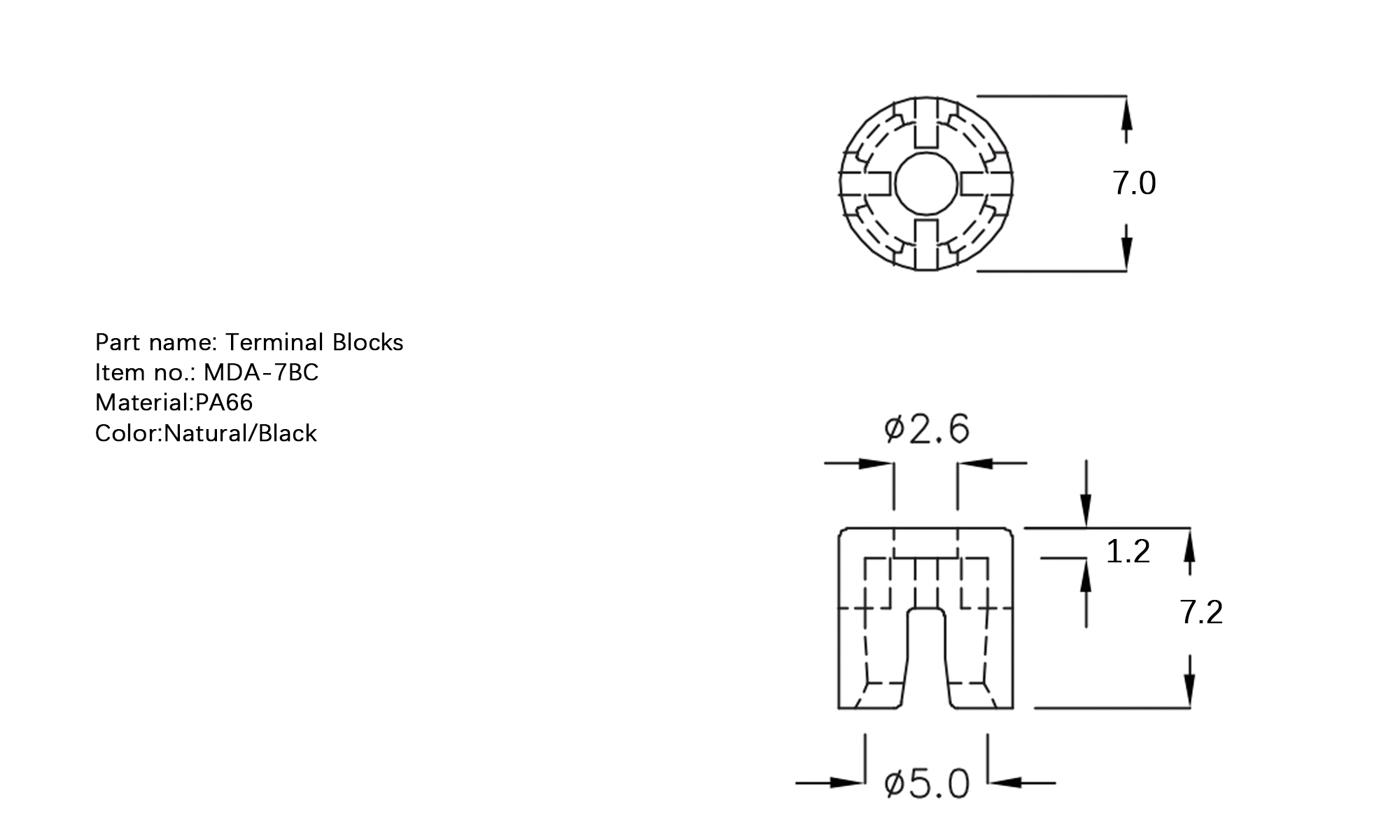 Terminal Blocks MDA-7BC